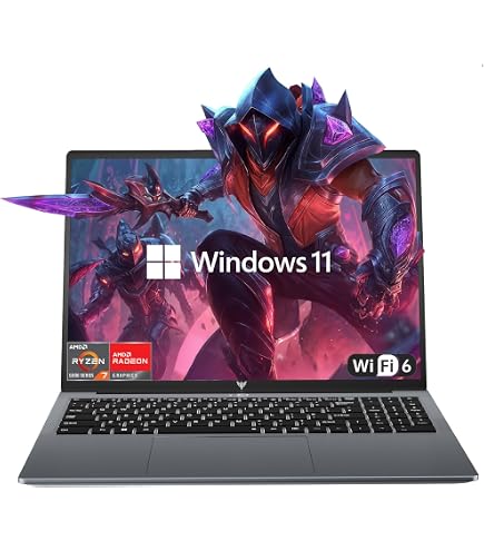 Amazon.com: 18.5 inch Laptop with Windows11,7000 mAh Battery,16GB